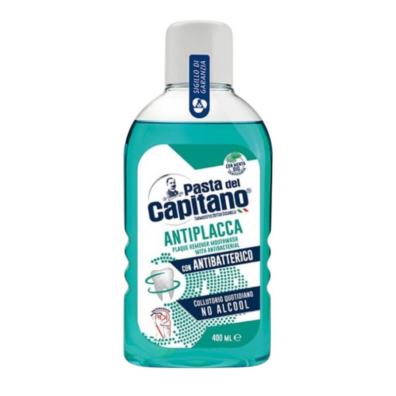 Στοματικό διάλυμα  κατά της πλάκας 400ml Capitano