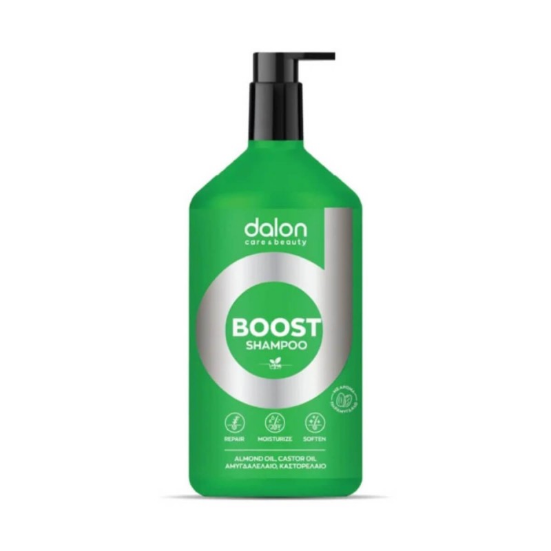 Shampoo boost almond & castor oil 1000ml Dalon