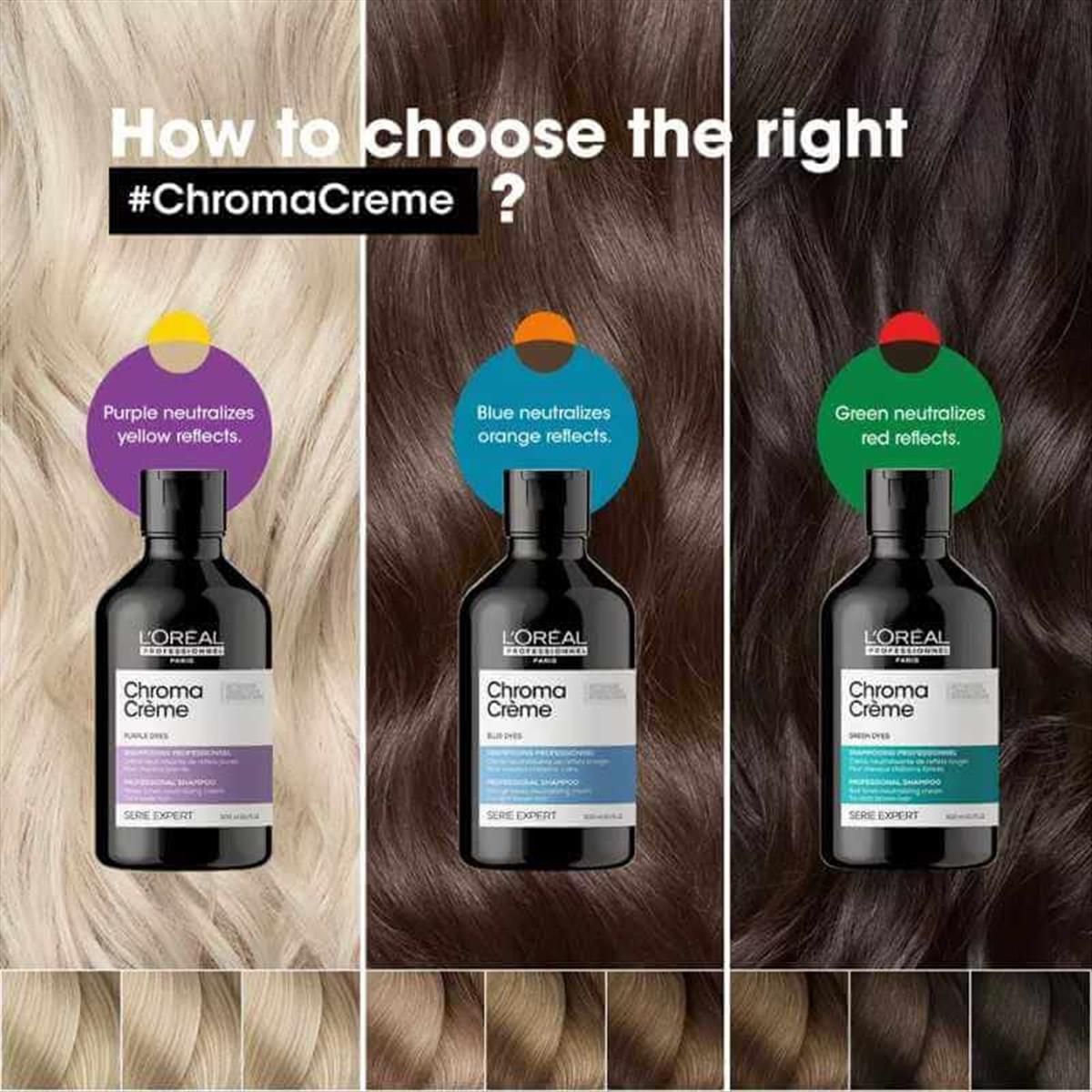 L'oreal Professionnel Chroma Creme Purple Dyes Shampoo 300ml