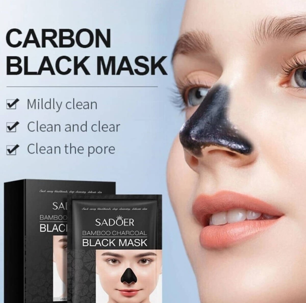 Black mask charcoal 6g x 10pcs Sadoer