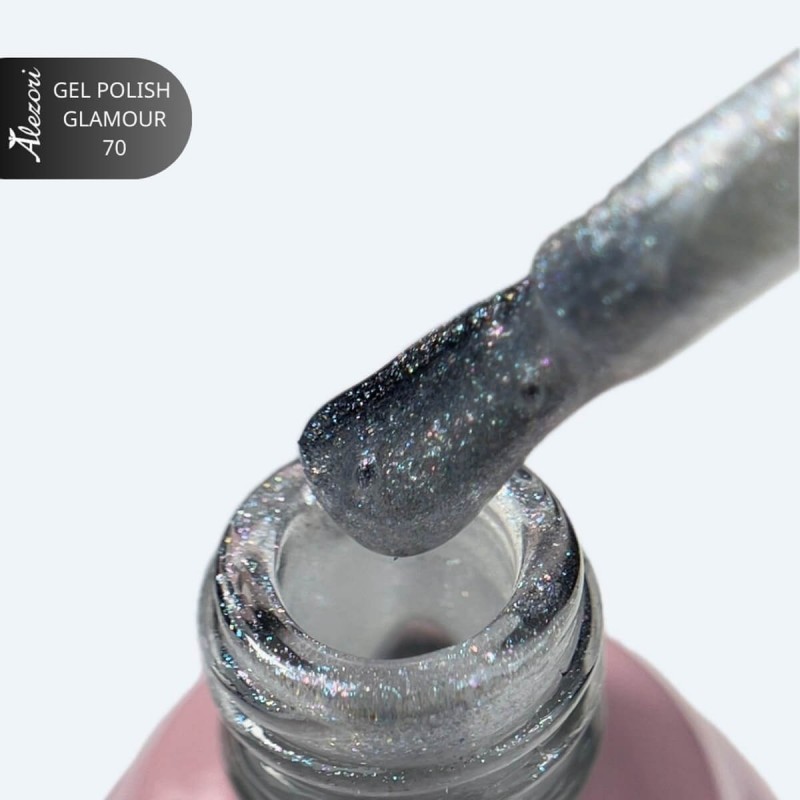 Alezori Ημιμόνιμο Βερνίκι Gel Polish 70 Glamour 15ml