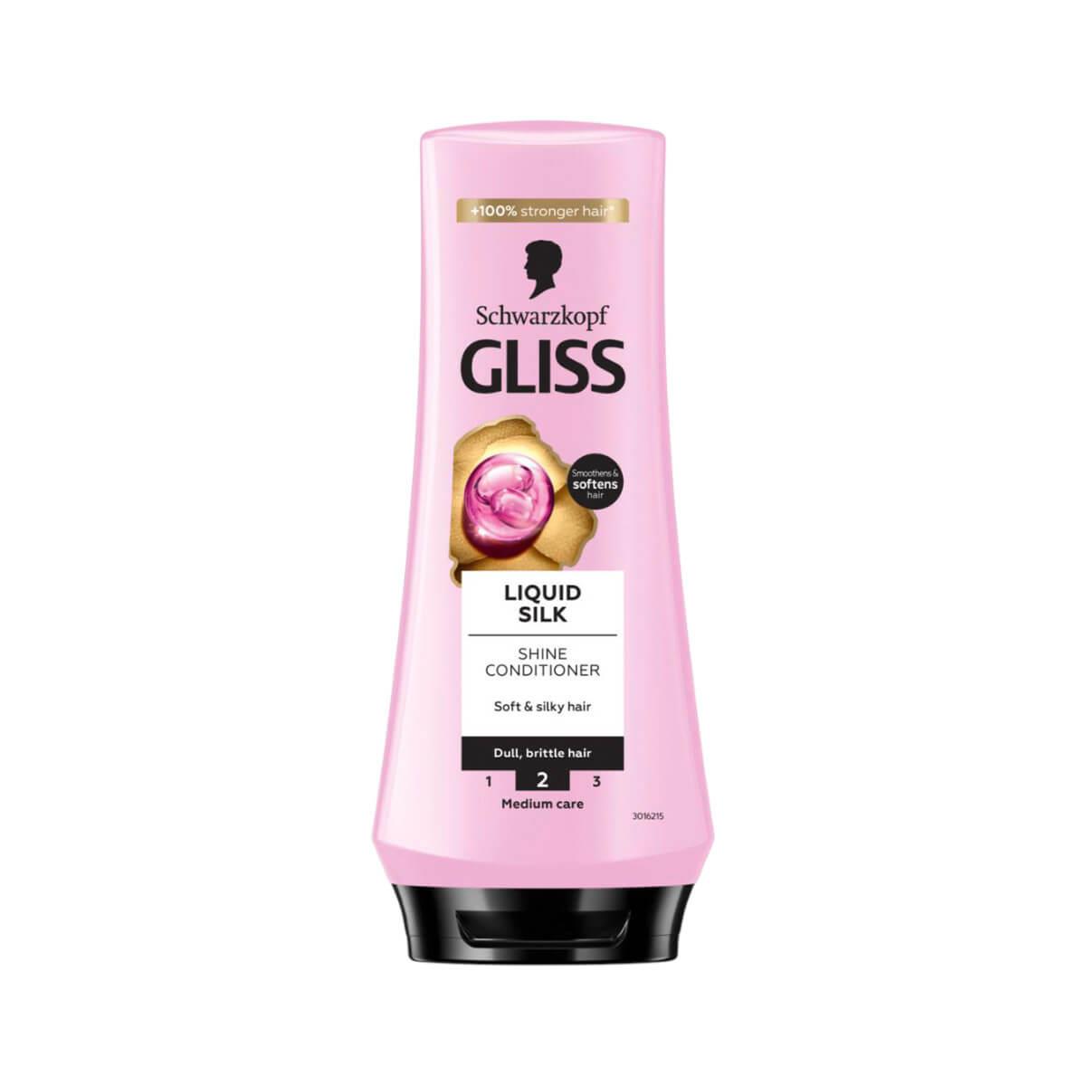 Gliss liquid silk shine conditioner 200ml Schwarzkopf