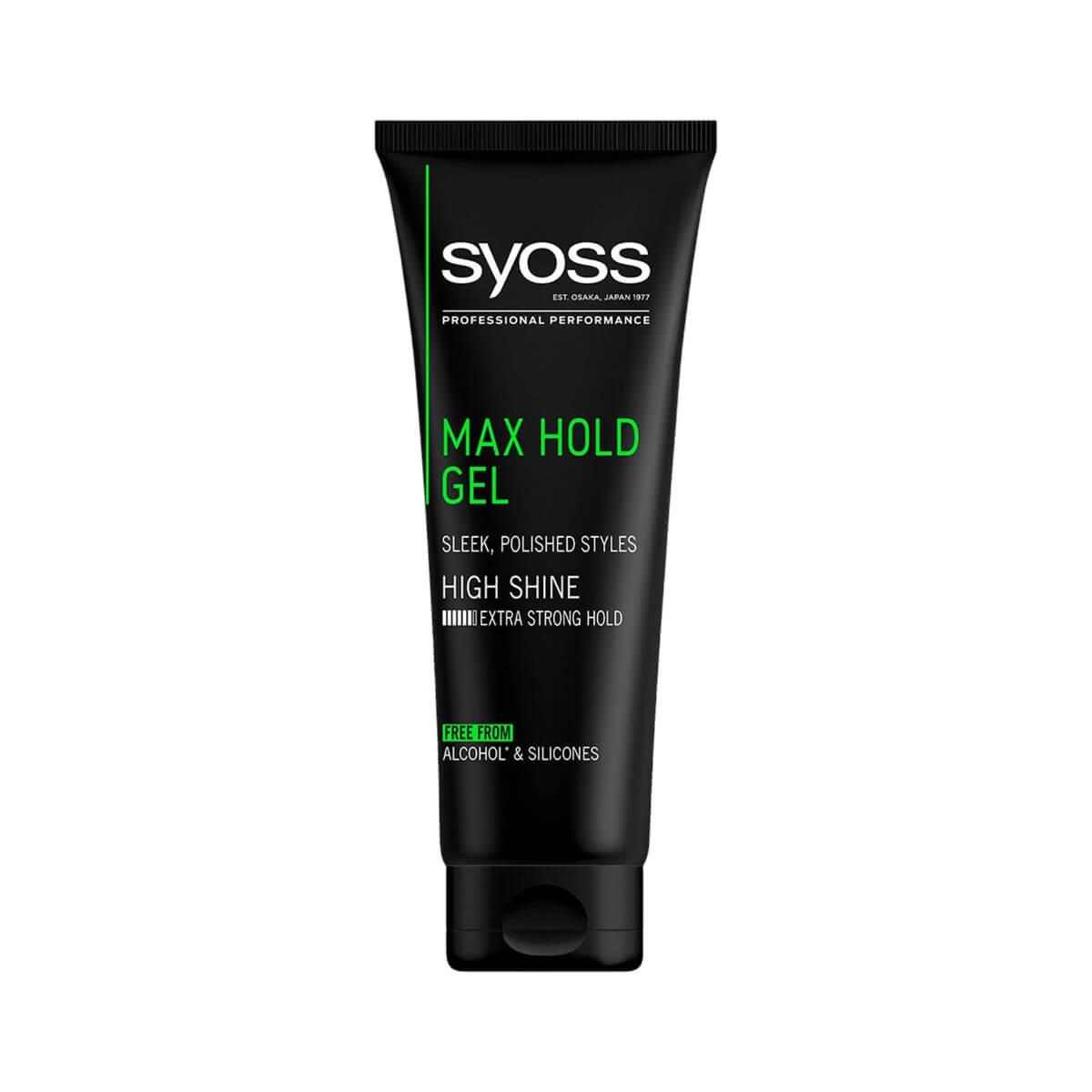Max hold gel high shine 250ml Syoss