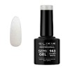 Ημιμόνιμο βερνίκι semigel 943 luxury white 8ml Elixir