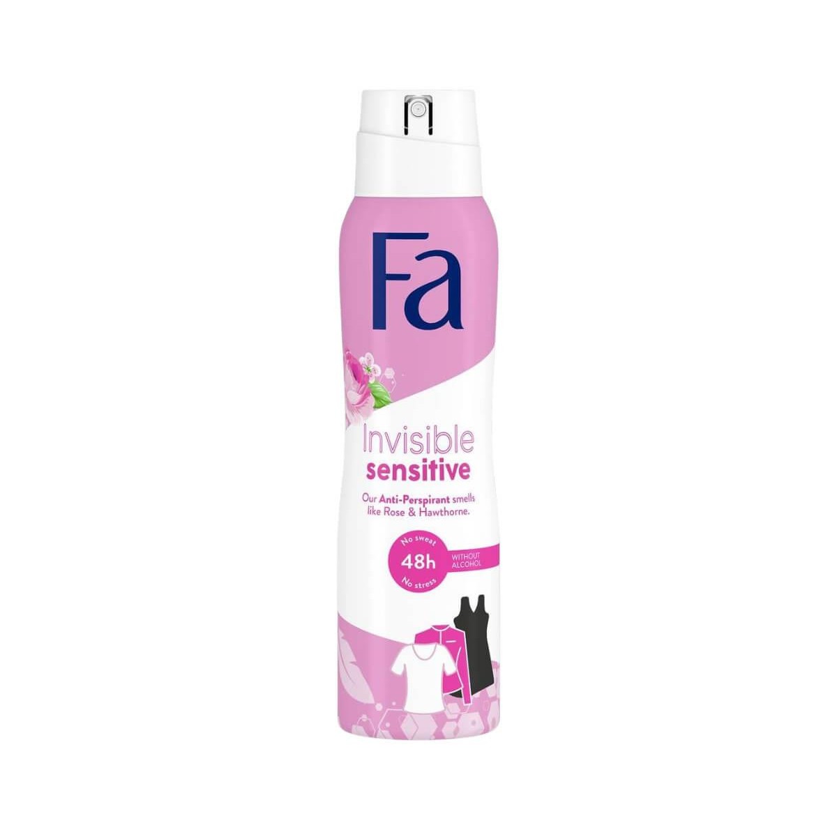 Deodorant spray invisible sensitive 150ml Fa