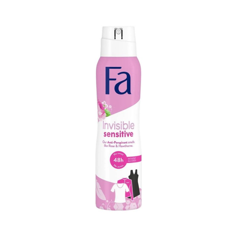 Αποσμητικό spray invisible sensitive 150ml Fa