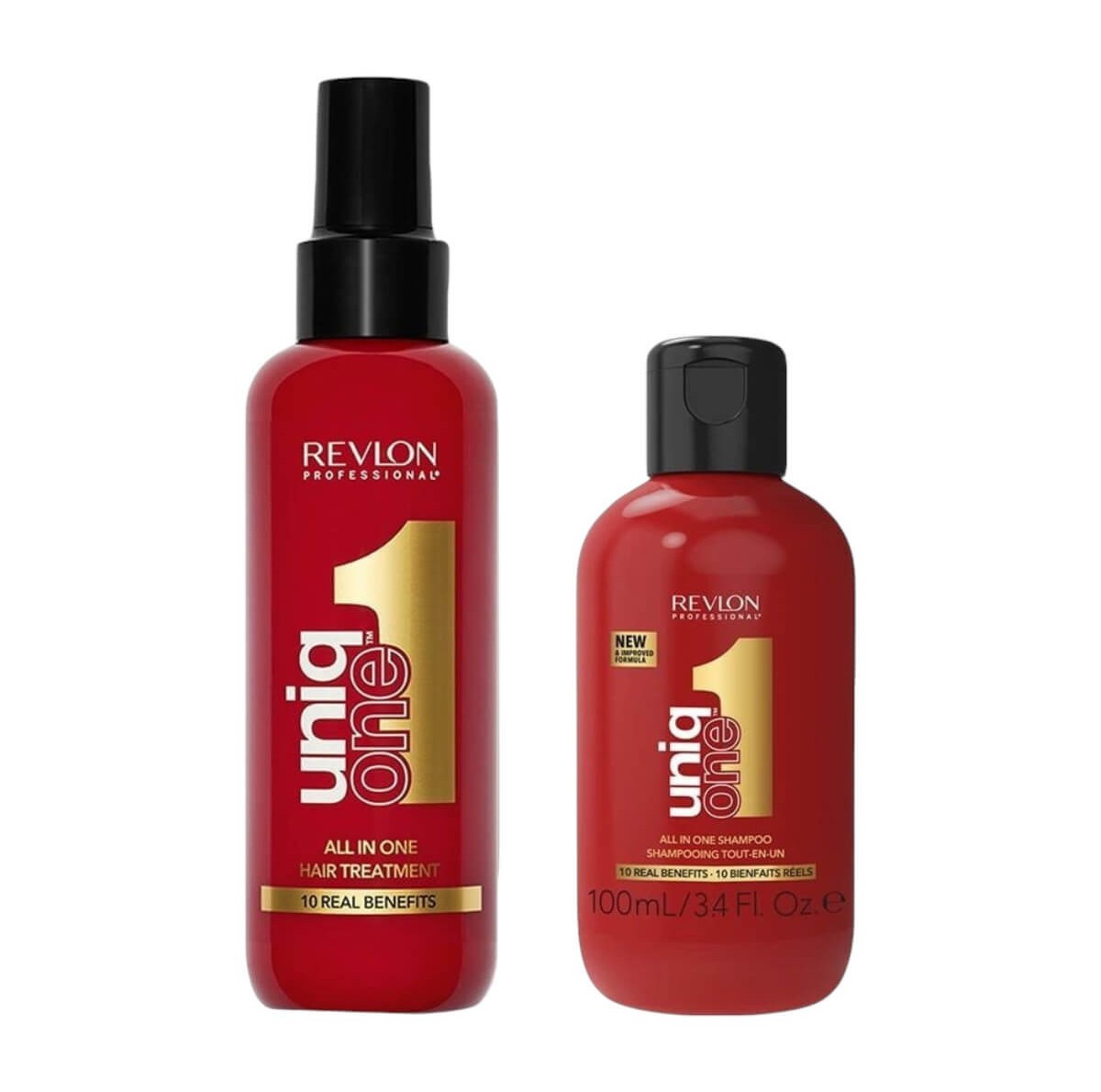 Pouch set all in one hair treatment & shampoo Revlon
