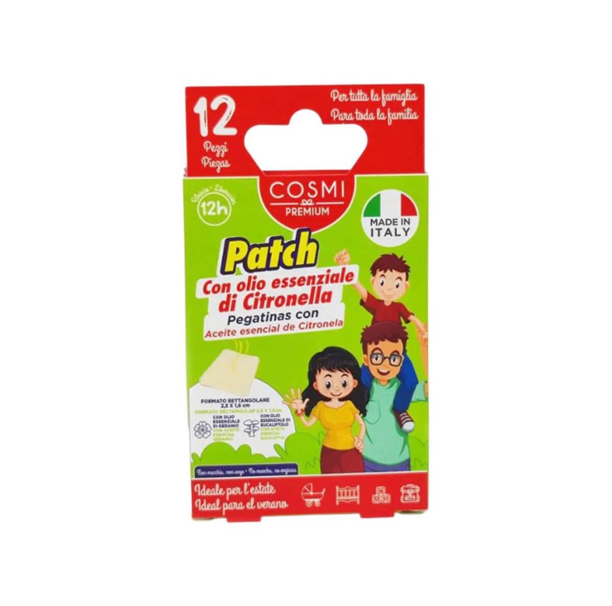Eντομοαπωθητικά αυτοκόλλητα επιθέματα 12pcs Cosmi