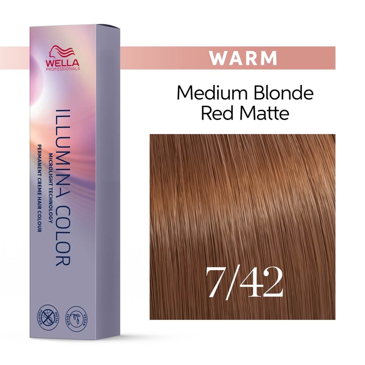 Wella Illumina Color Professional Hair Dye 7/42 - 60ml