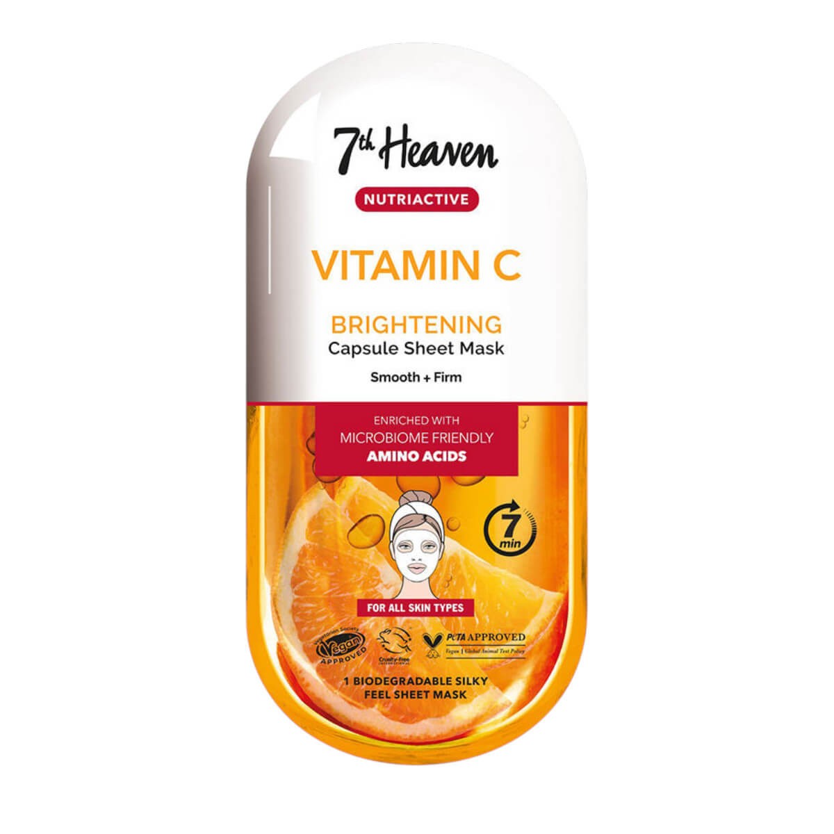 Vitamin C Brightening Face Mask 7th Heaven