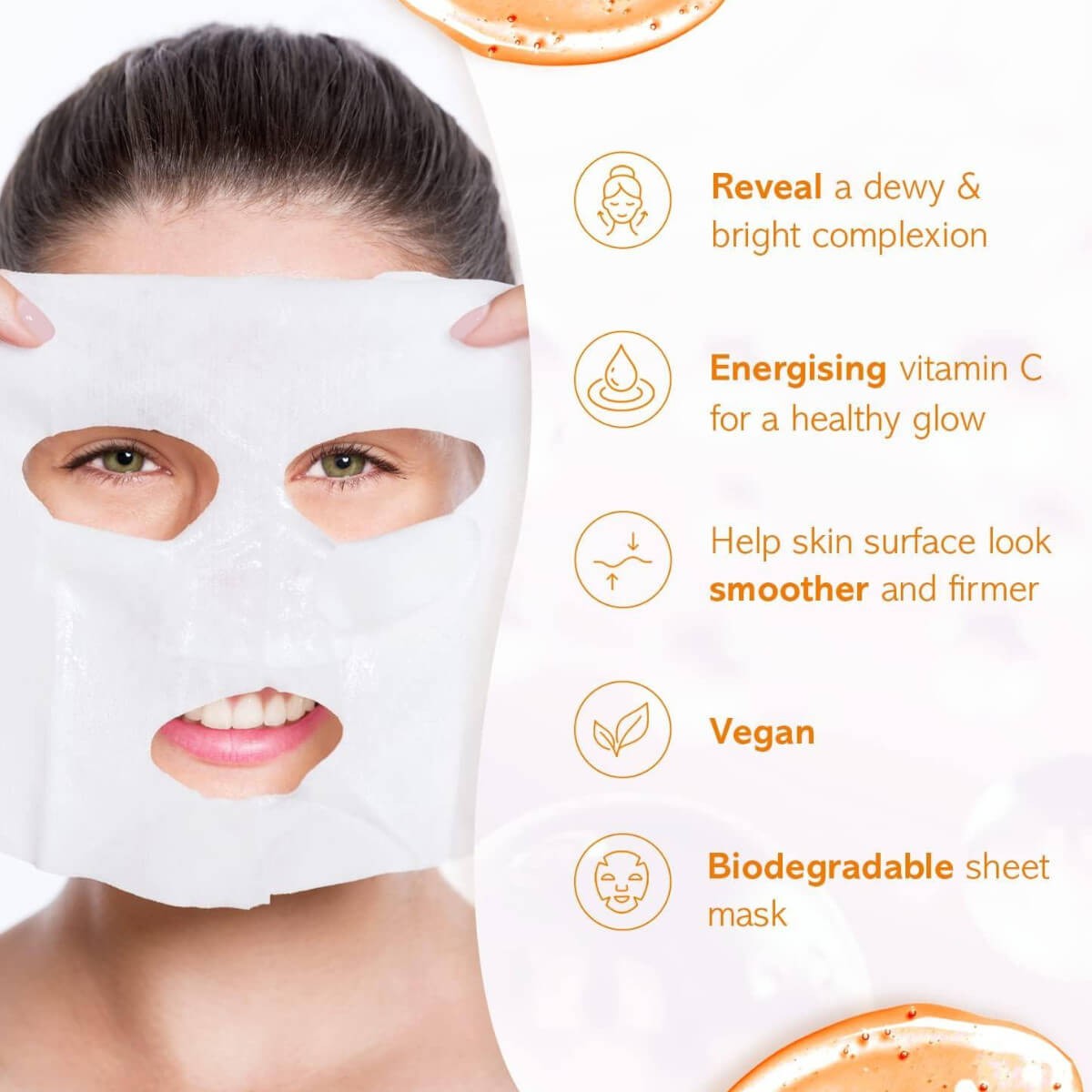 Vitamin C Brightening Face Mask 7th Heaven