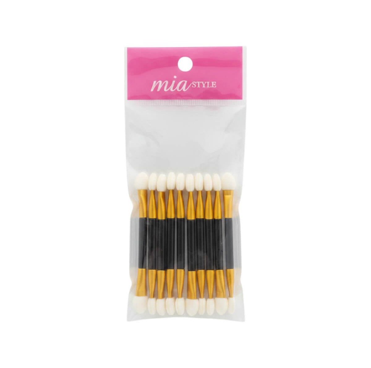 Eyeshadow brush set with sponge 10pcs Mia