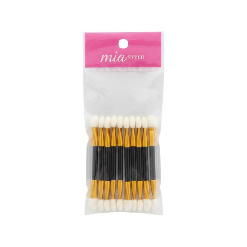 Σετ πινέλων σκιάς με σφουγγαράκι 10pcs Mia