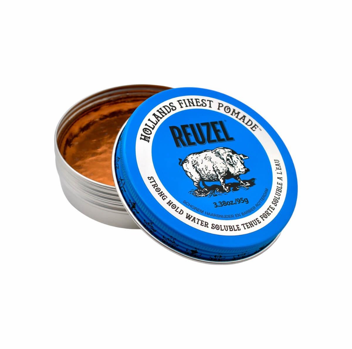 Blue strong hold water soluble pomade 95gr Reuzel