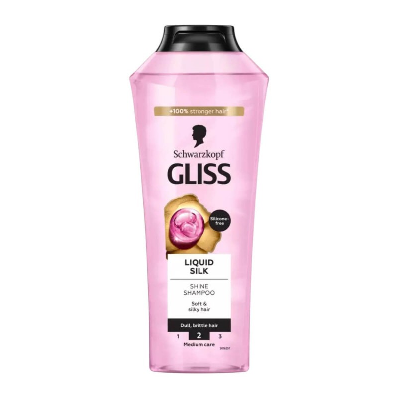 Gliss liquid silk shine shampoo 400ml Schwarzkopf