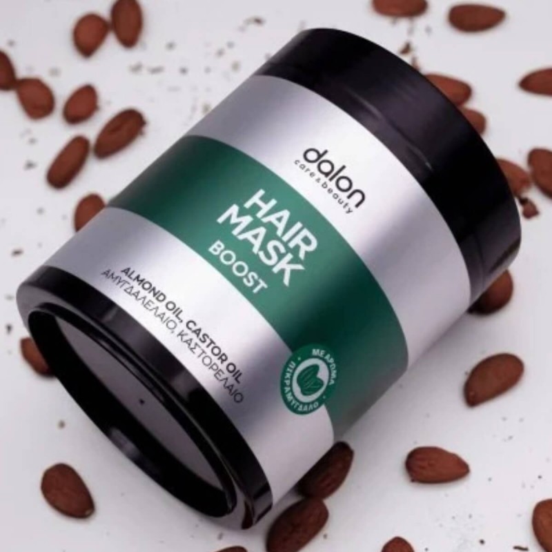 Μάσκα Μαλλιών Hair Boost Almond & Castor Oil 1000m Dalon