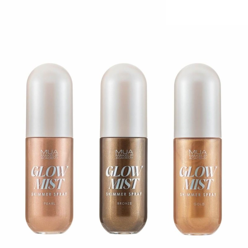 Glow mist shimmer spray gift set MUA