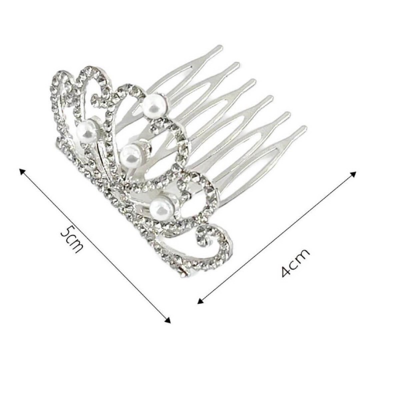 Bridal Hair Comb Crown 5.5cm Cosmofan