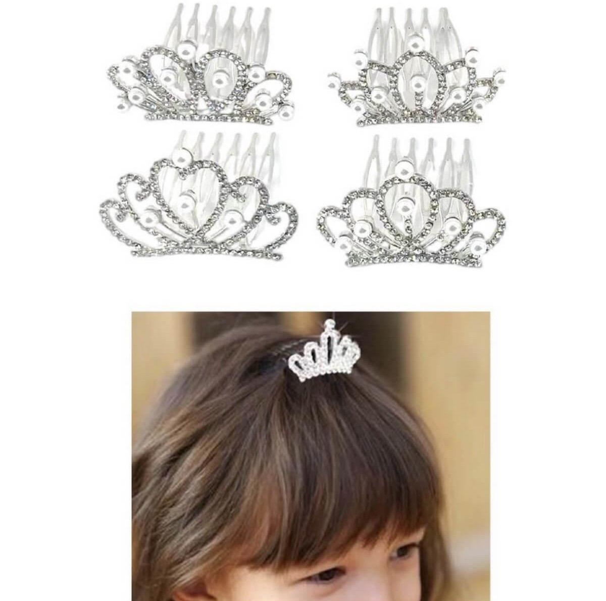 Bridal Hair Comb Crown 5.5cm Cosmofan