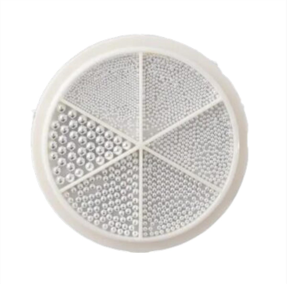 Nail caviar mix size silver GZ-03