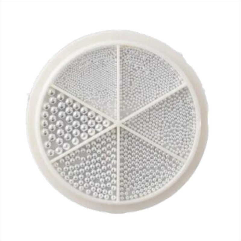 Χαβιάρι νυχιών mix size silver GZ-03