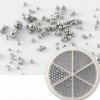 Χαβιάρι νυχιών mix size silver GZ-04