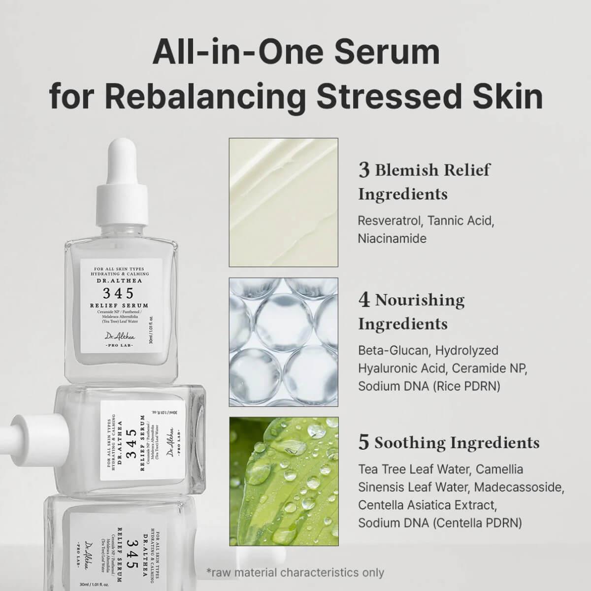 345 relief serum 30ml Dr.Althea