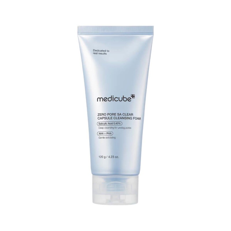 Zero pore sa clear capsule cleansing foam 120g Medicube