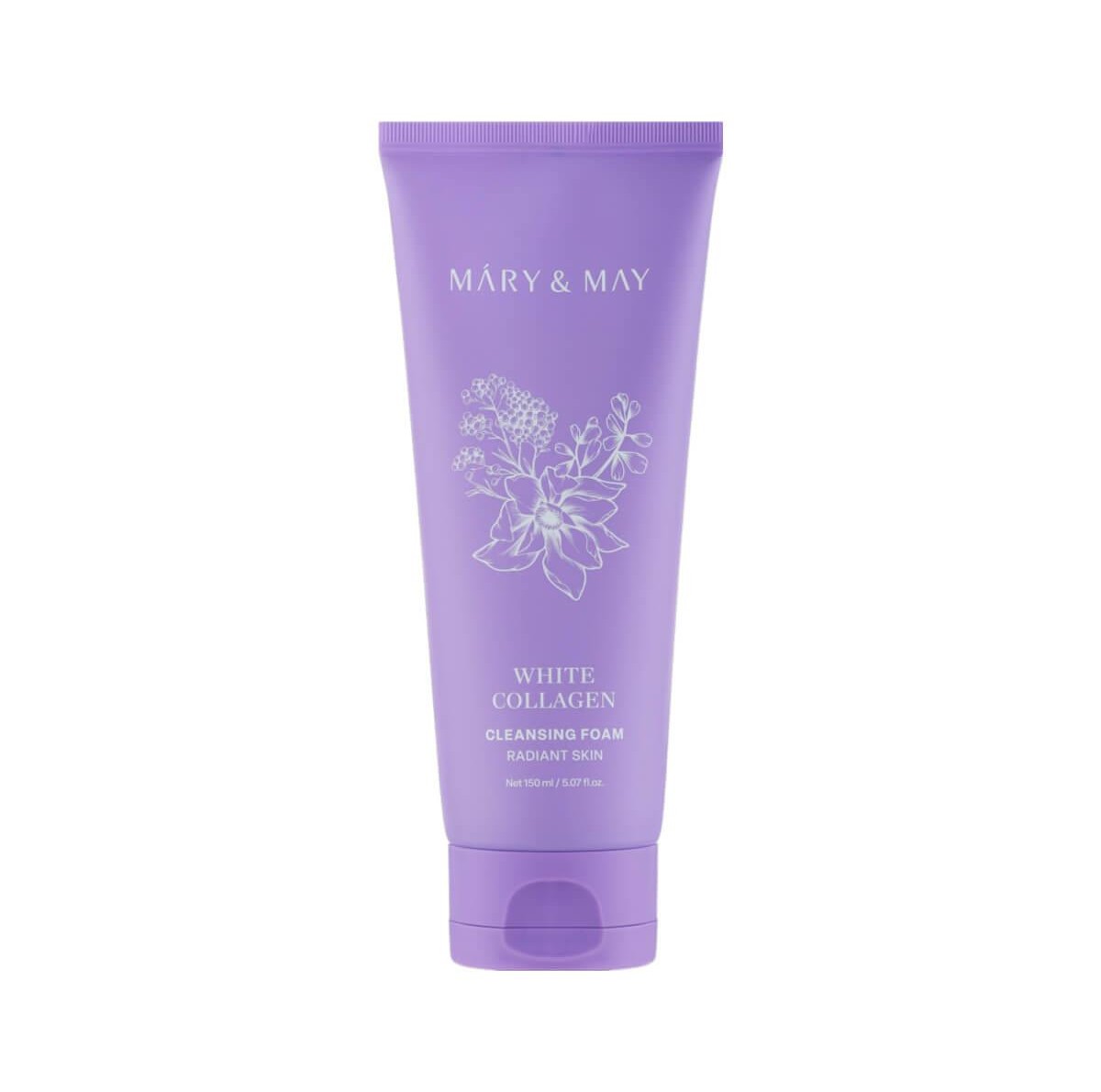 White collagen cleansing foam 150ml Mary&May