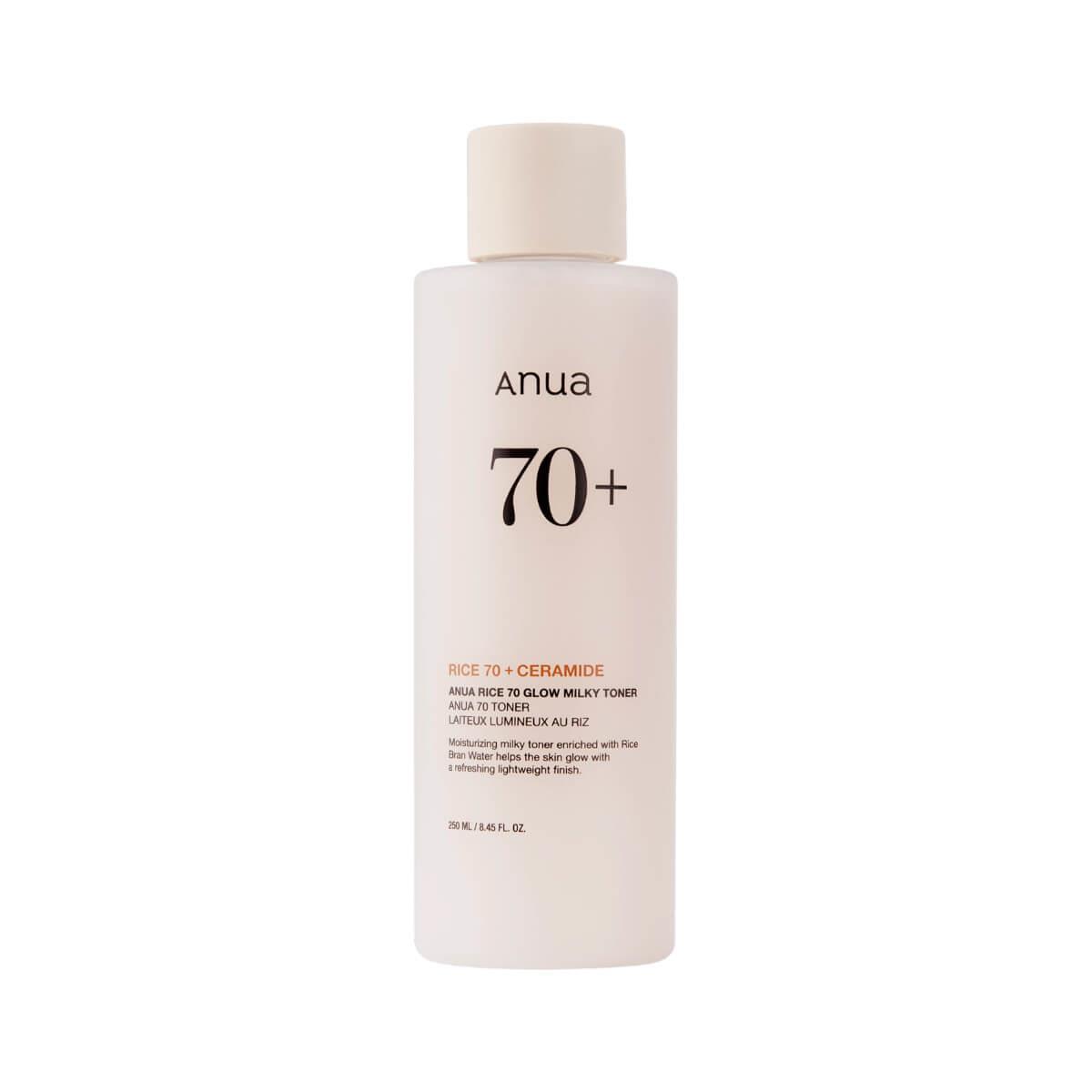Rice 70+ ceramide glow milky toner 250ml Anua