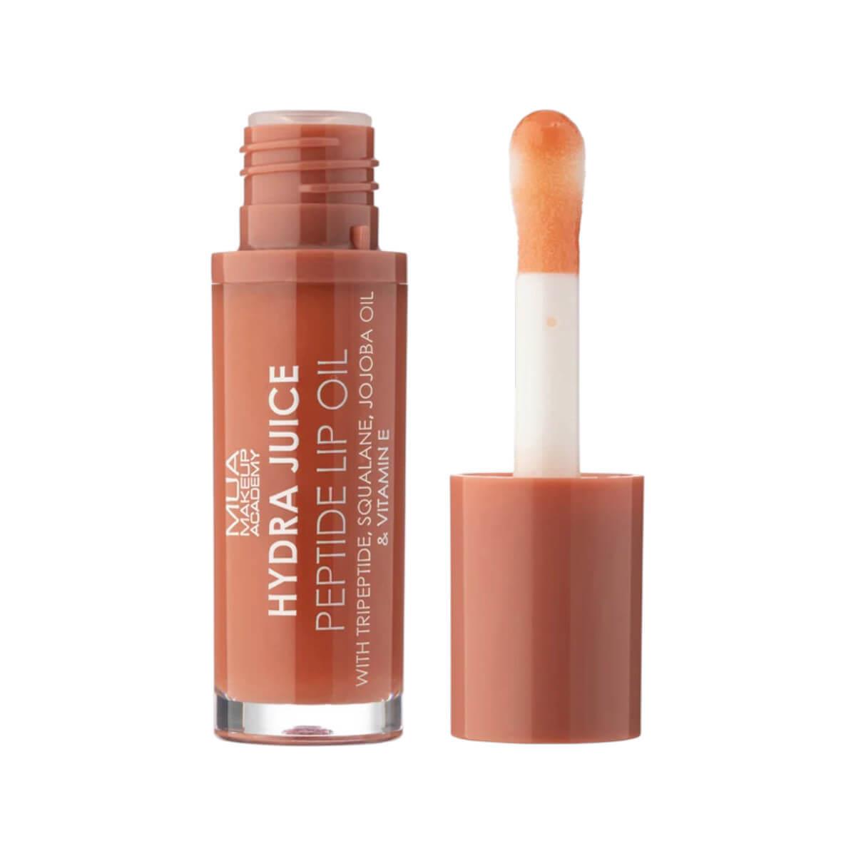 Hydra juice peptide lip oil heartfelt hun MUA