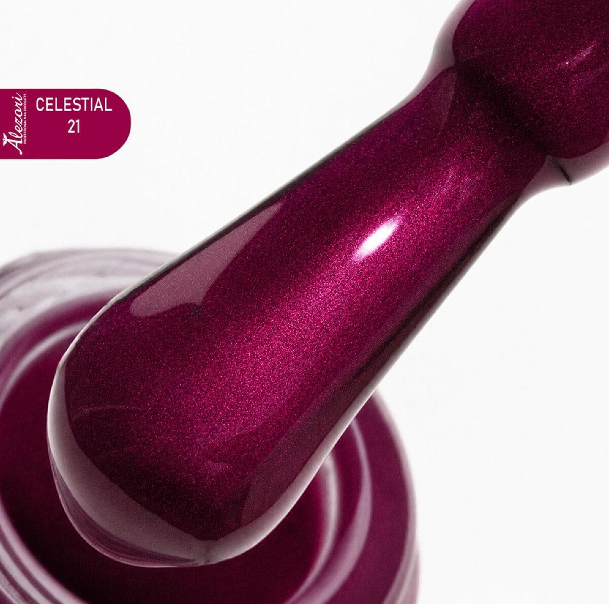 Semi-permanent gel polish cat eye celestial 21 15ml Alezori
