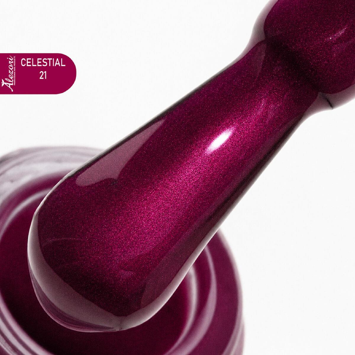 Semi-permanent gel polish cat eye celestial 21 15ml Alezori
