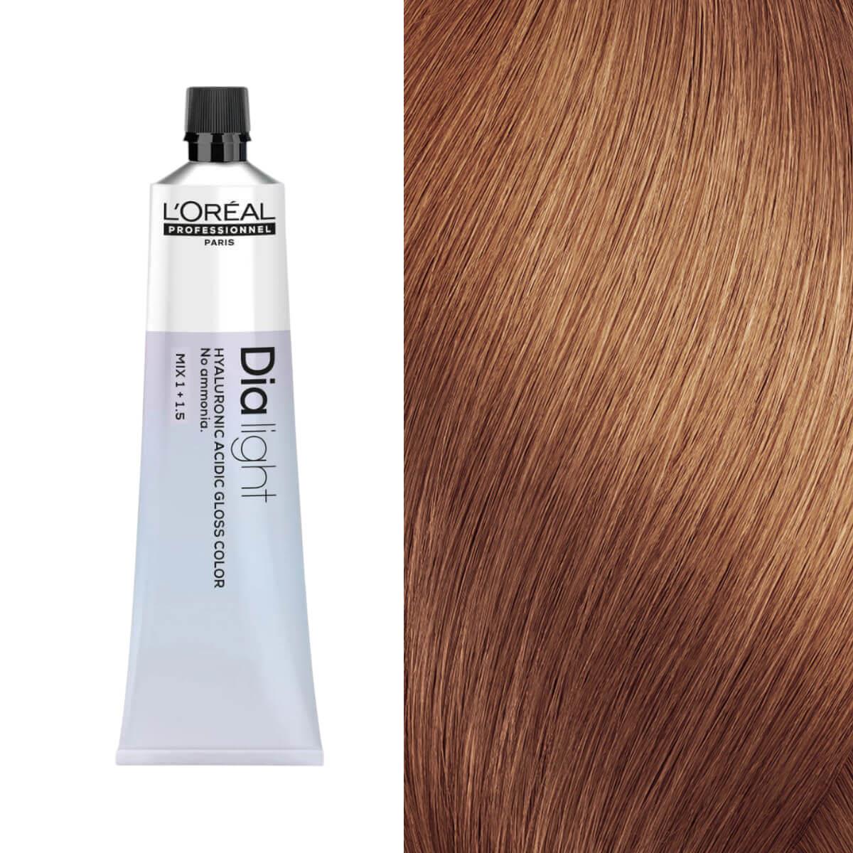 Hair dye dialight 8.24 light blonde iridescent copper 60ml L'Oréal