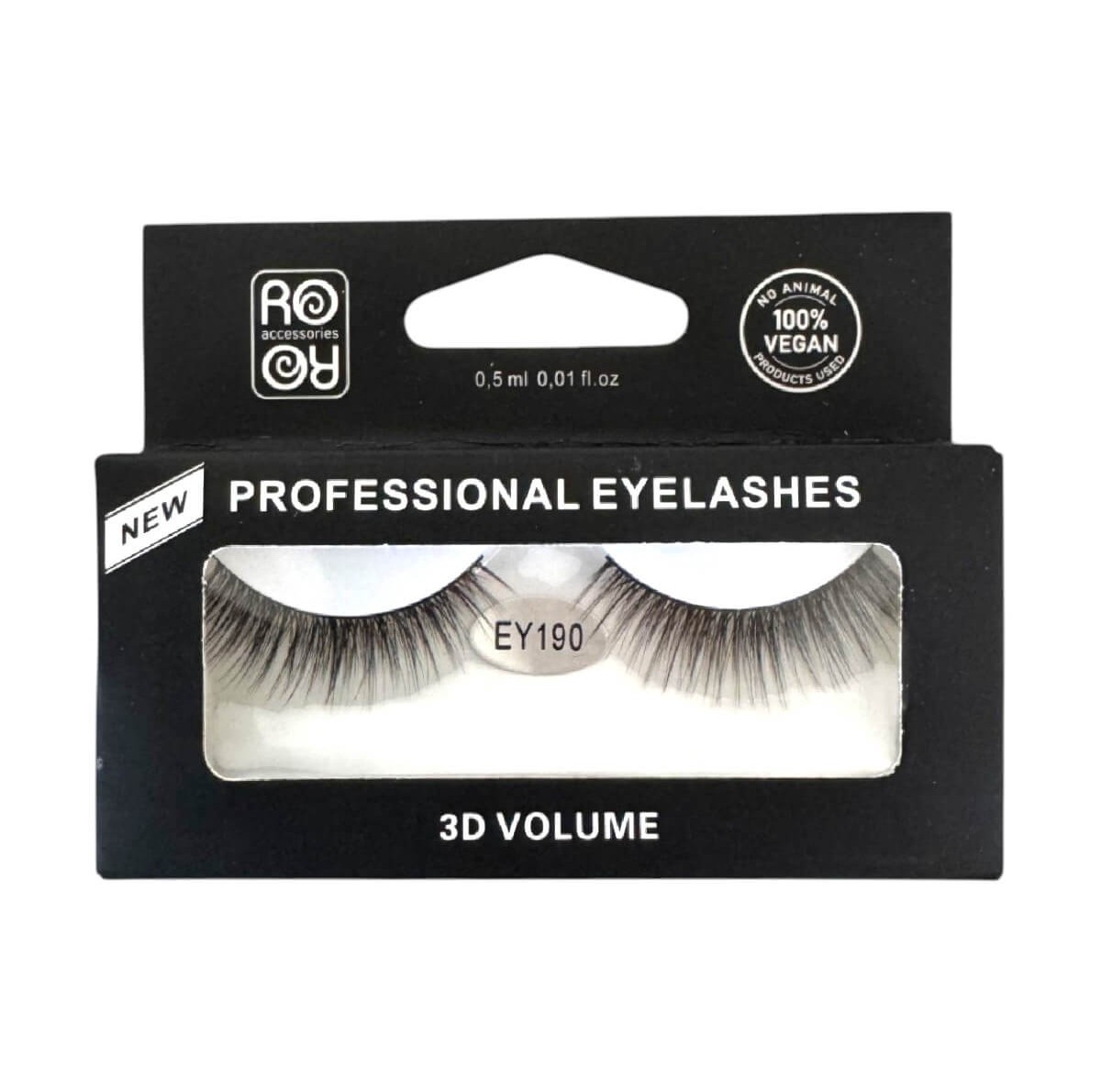 3D RoRo eyelashes with glue, whole EY190