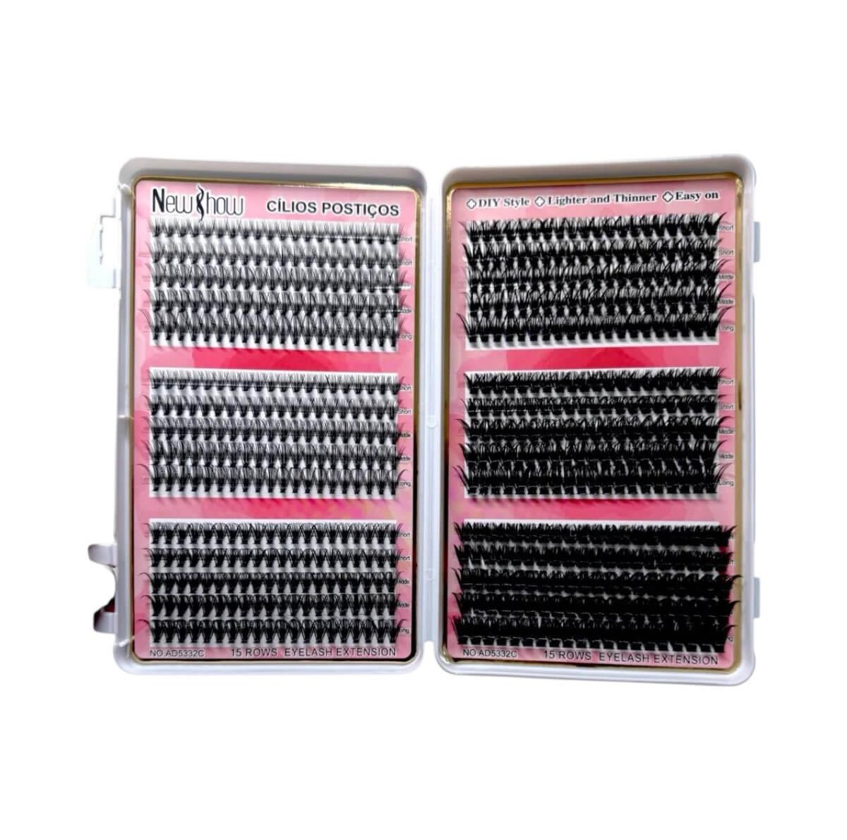 Mix length cluster lashes New Show