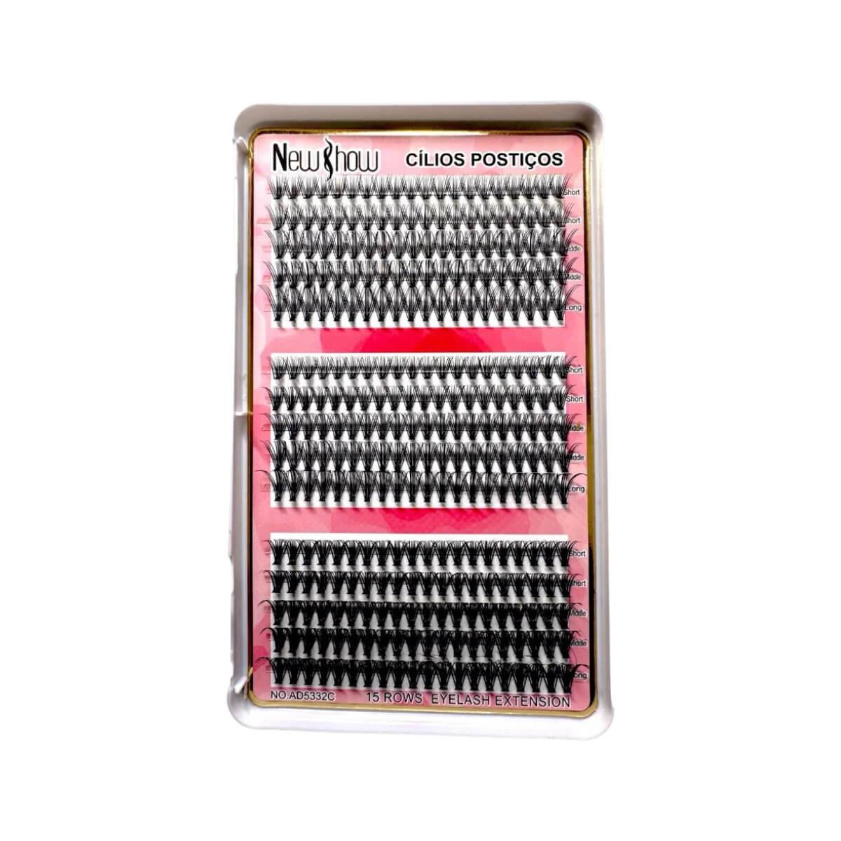 Mix length cluster lashes New Show