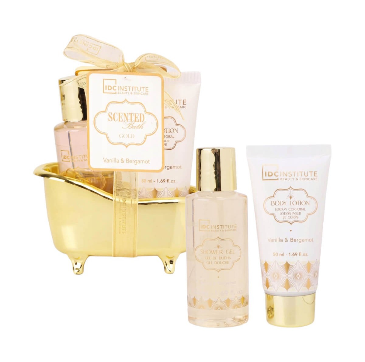 Scented Gold Mini Bathtub Set Idc Institute