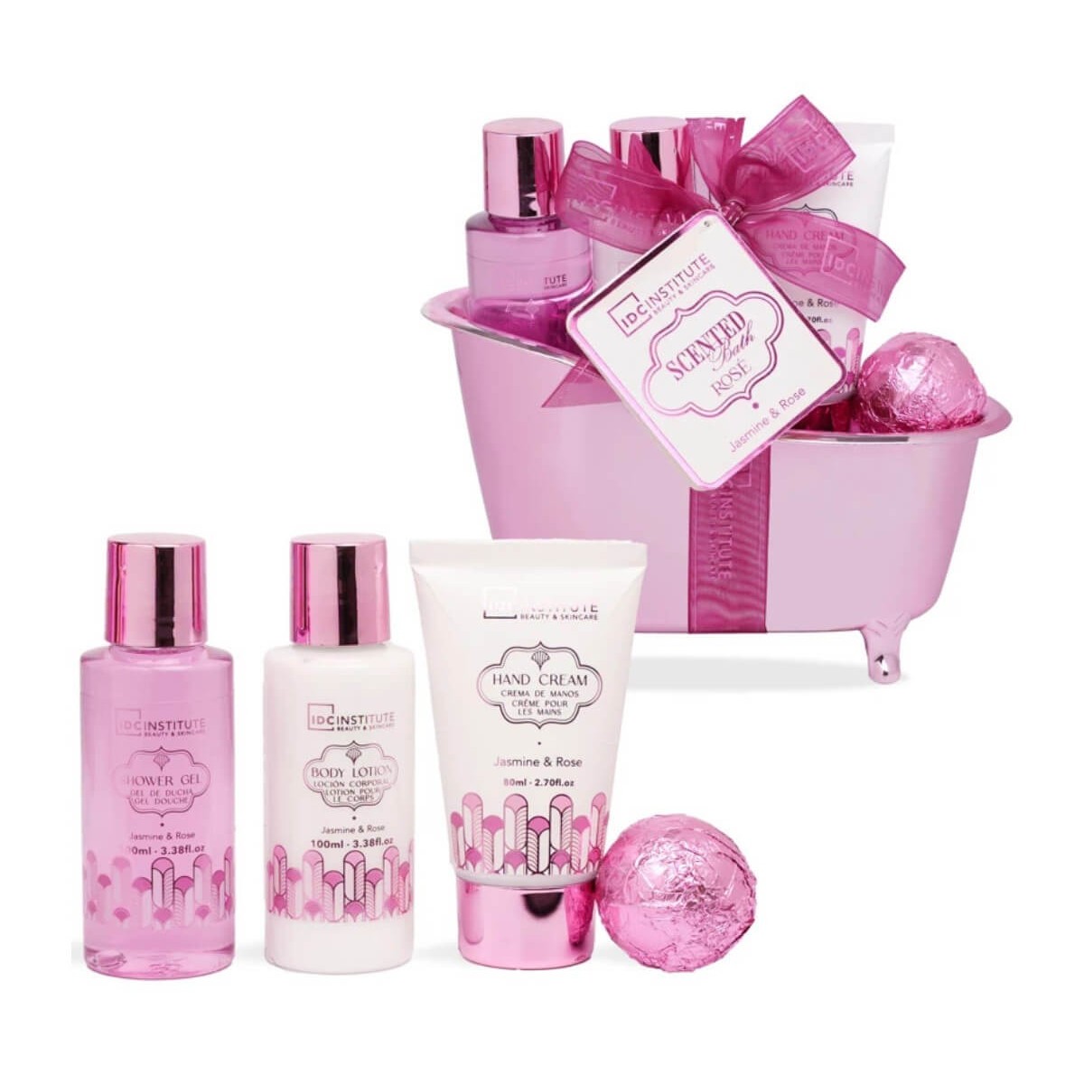Scented Bath rose gift Set Idc Institute