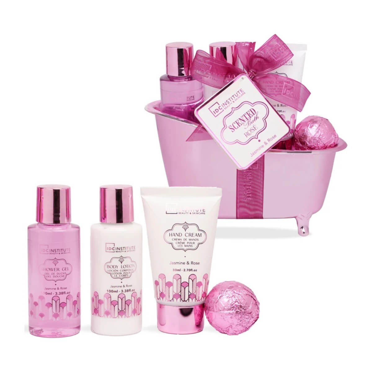 Scented Bath rose gift Set Idc Institute