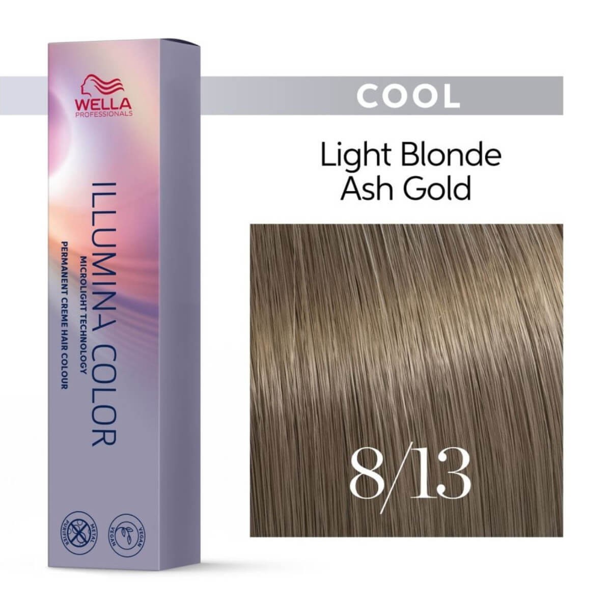 Βαφή Μαλλιών Wella Illumina Color 8/13 60ml
