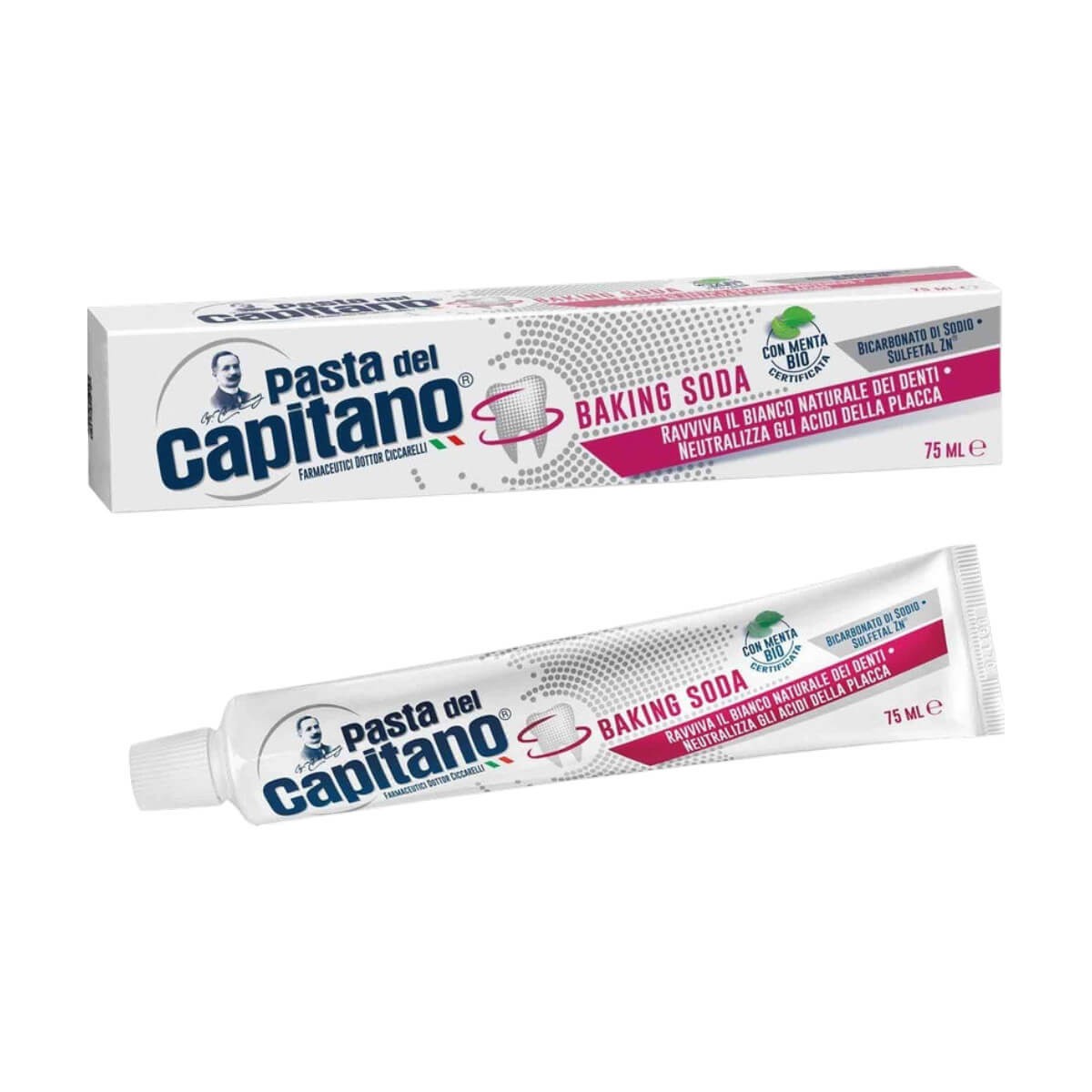 Οδοντόκρεμα Capitano με Baking Soda 100ml