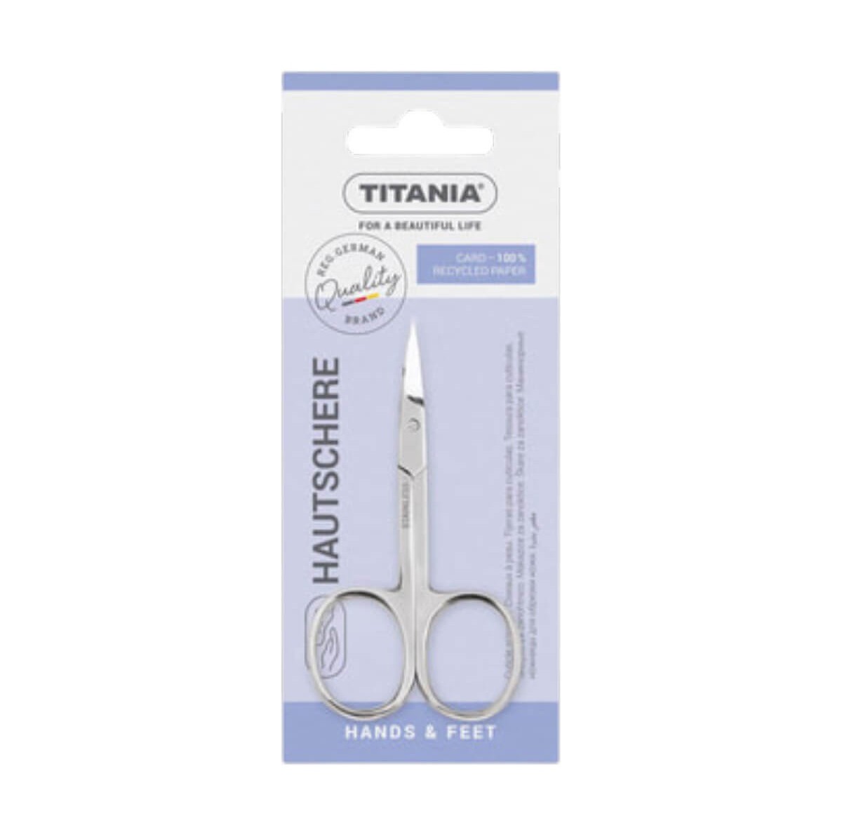 Stainless Steel Nail Scissors 9cm 1050/1H