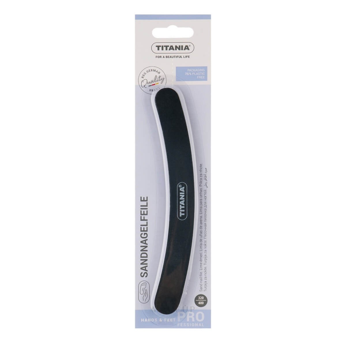Paper Nail File 320/400 17.7cm Titania