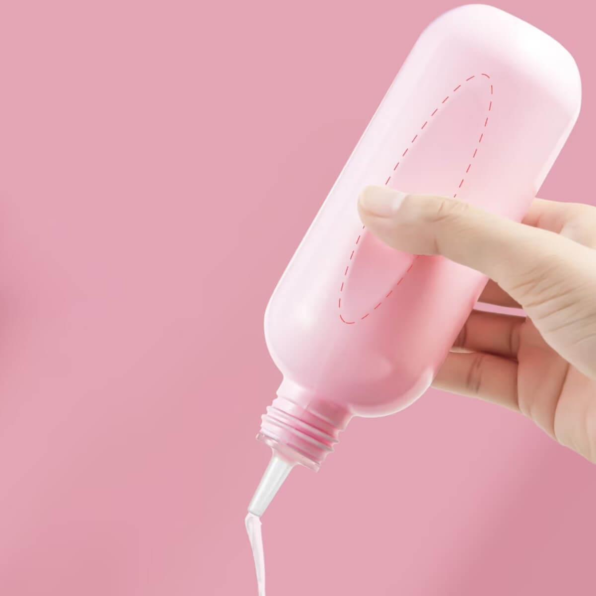 Empty plastic squeeze bottle 250ml
