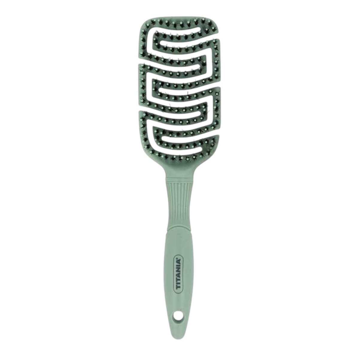 Green Titania Air Hair Brush