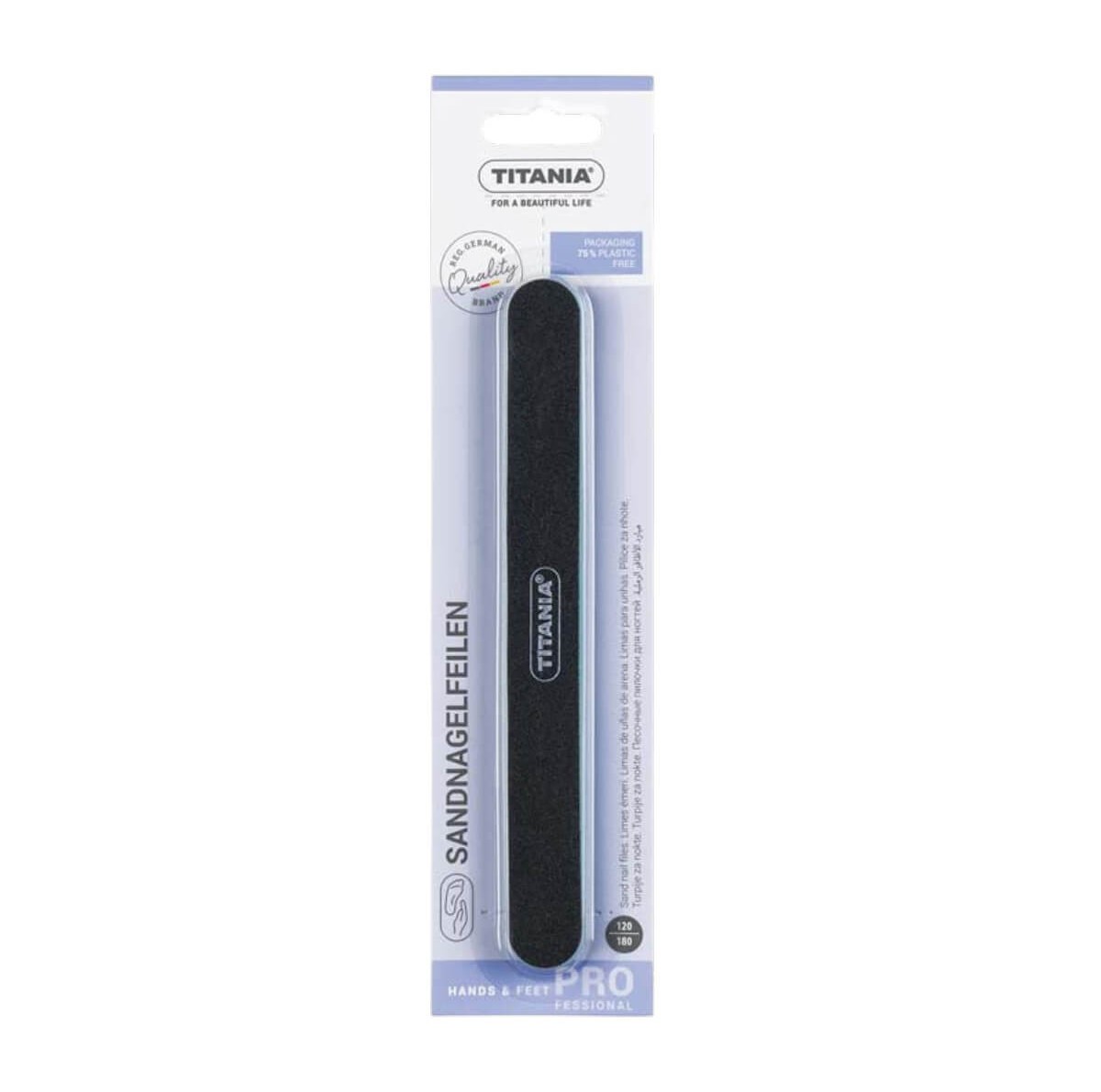 Paper Nail File 120/180 18cm Titania