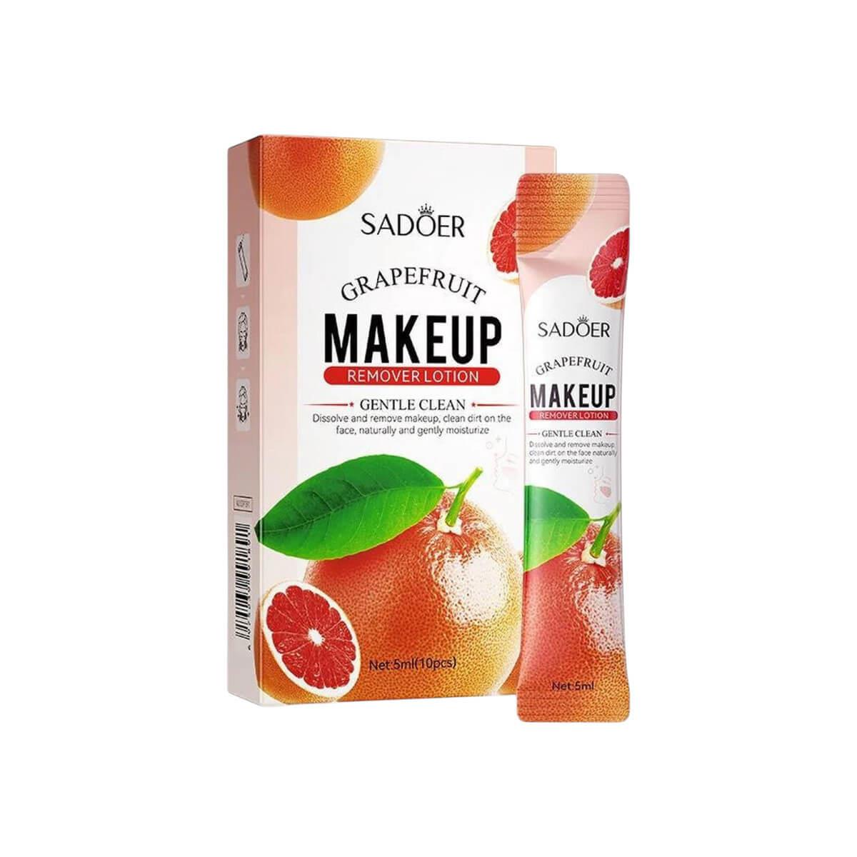 Makeup remover lotion grapefruit 10pcs Sadoer