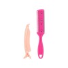 Hair cutting razor comb set for bangs & guide clip