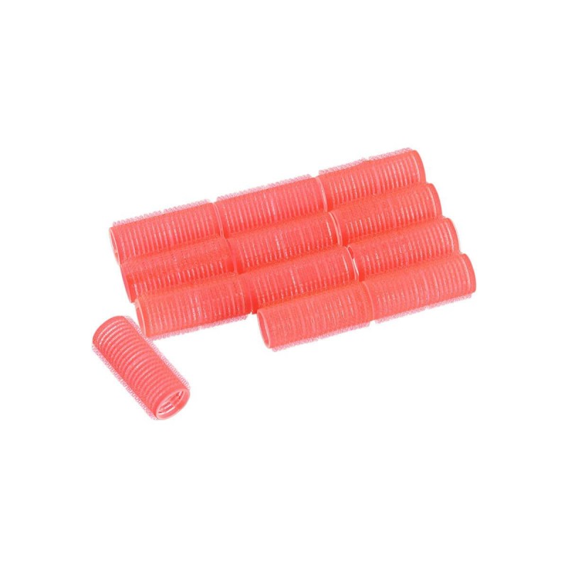 Αυτοκόλλητα ρολά μαλλιών ροζ 683 12pcs Niobe